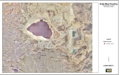 Maps of Berkeley Pit Monitoring Sites